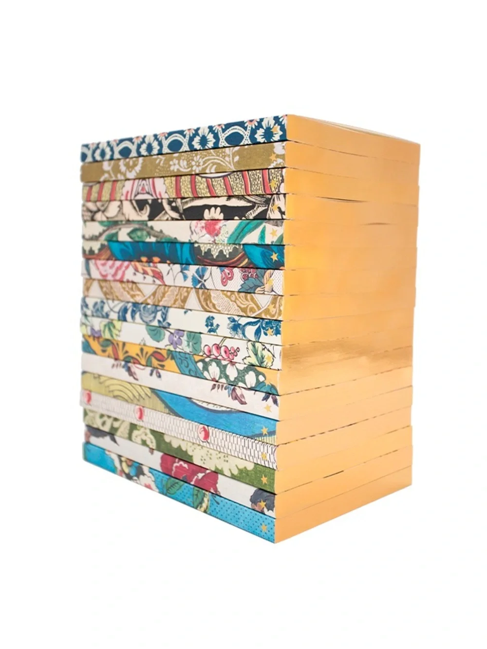 NWT Antoinette Poisson Bien Aimée No. 62 French Domino Paper Notebook Gold Edge